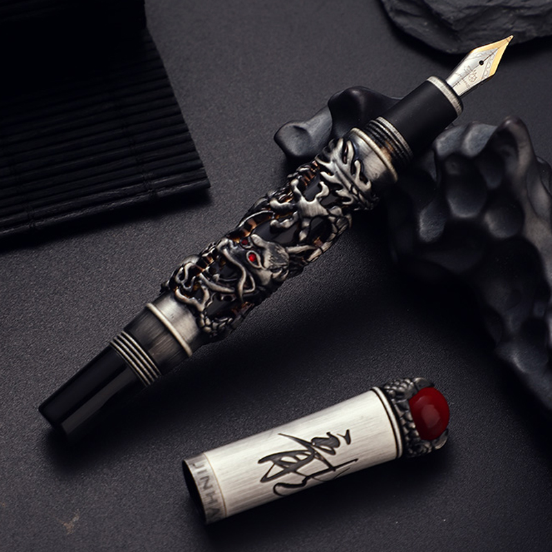 New Jinhao Dragon King Fountai - đánh giá và giá Office Tech Typing